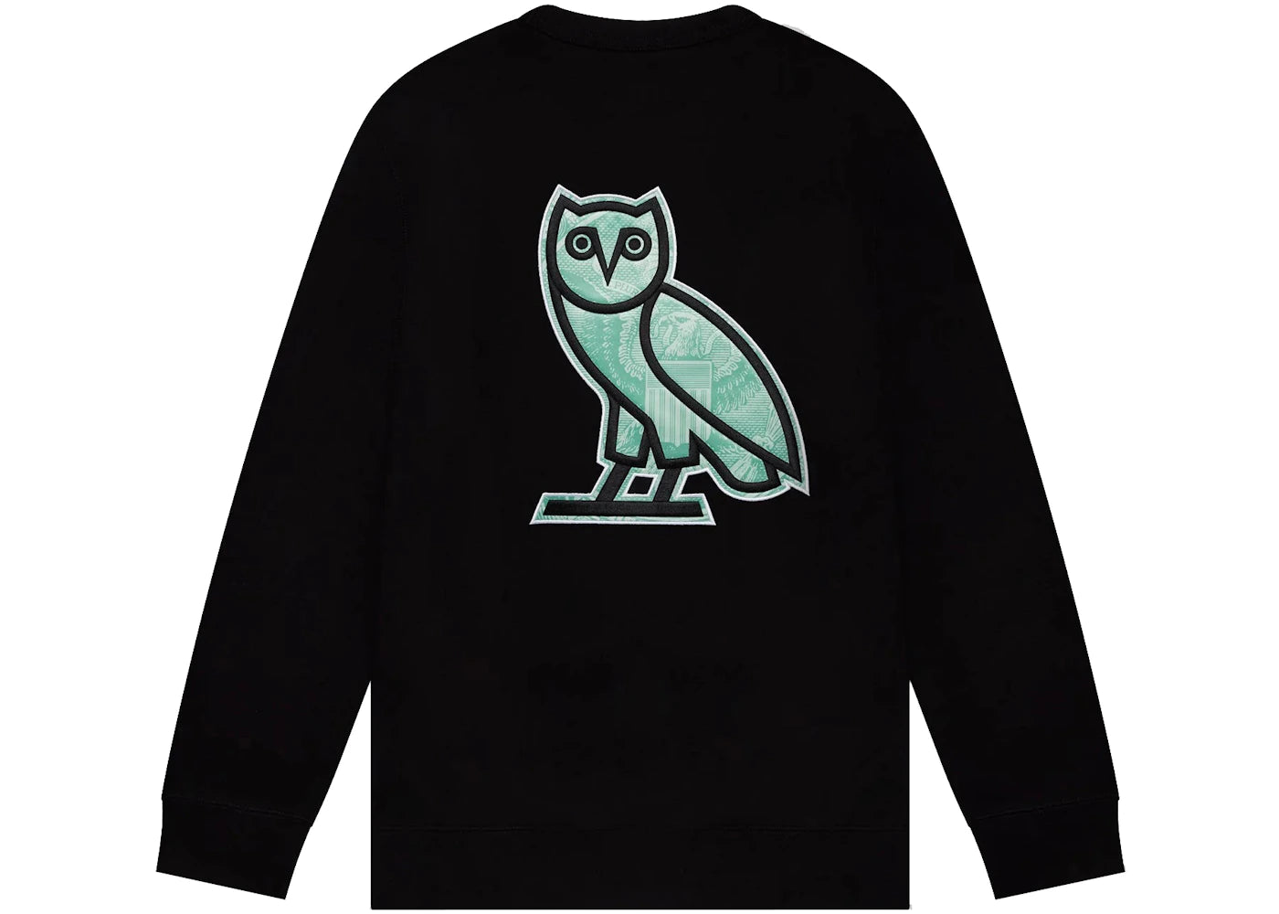 OVO Banknote Crewneck Black