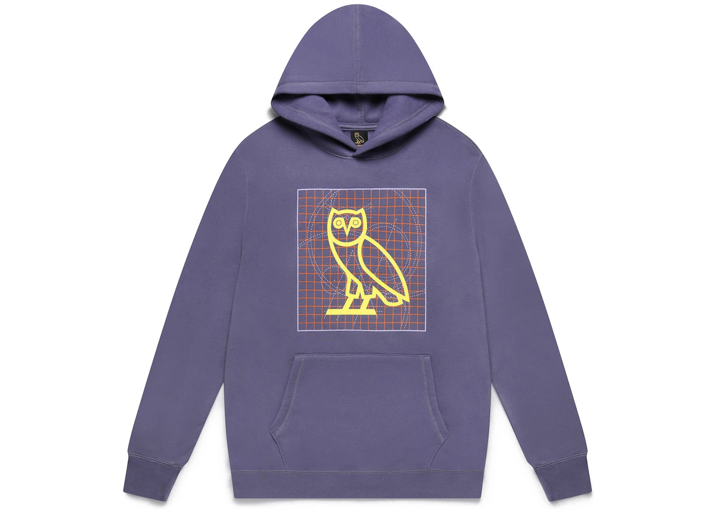 OVO Blueprint Owl Hoodie Lavender