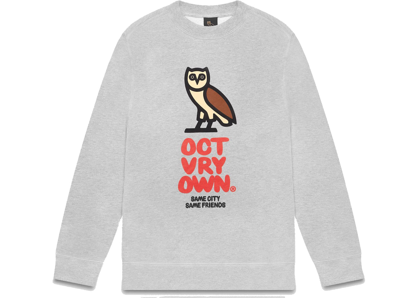 OVO Bubble Crewneck Heather Grey