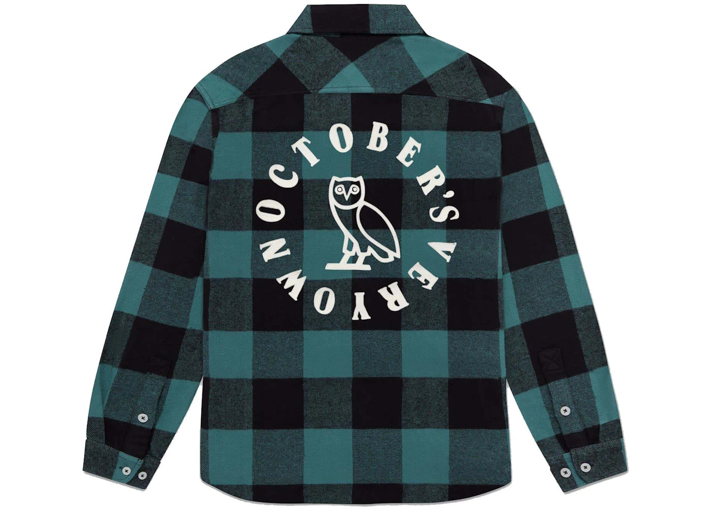 OVO Buffalo Plaid Flannel Shirt Green