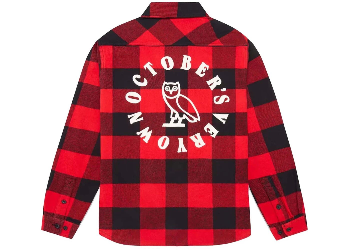 OVO Buffalo Plaid Flannel Shirt Red/Black