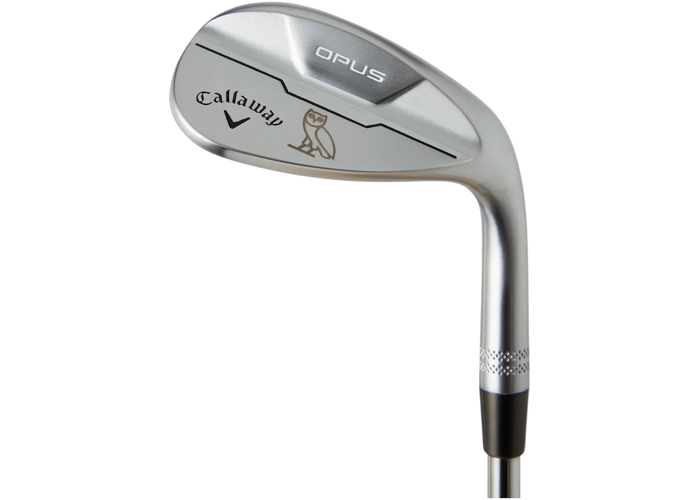 OVO Callaway Laster Logo Opus Brushed Chrome Wedge Left
