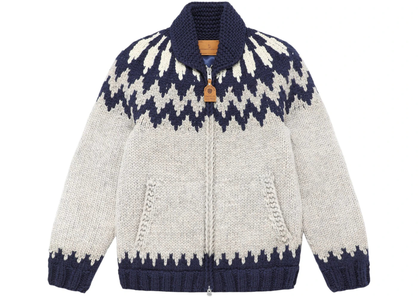 OVO Canadian Sweater Company Hand Knit Cardigan Oatmeal