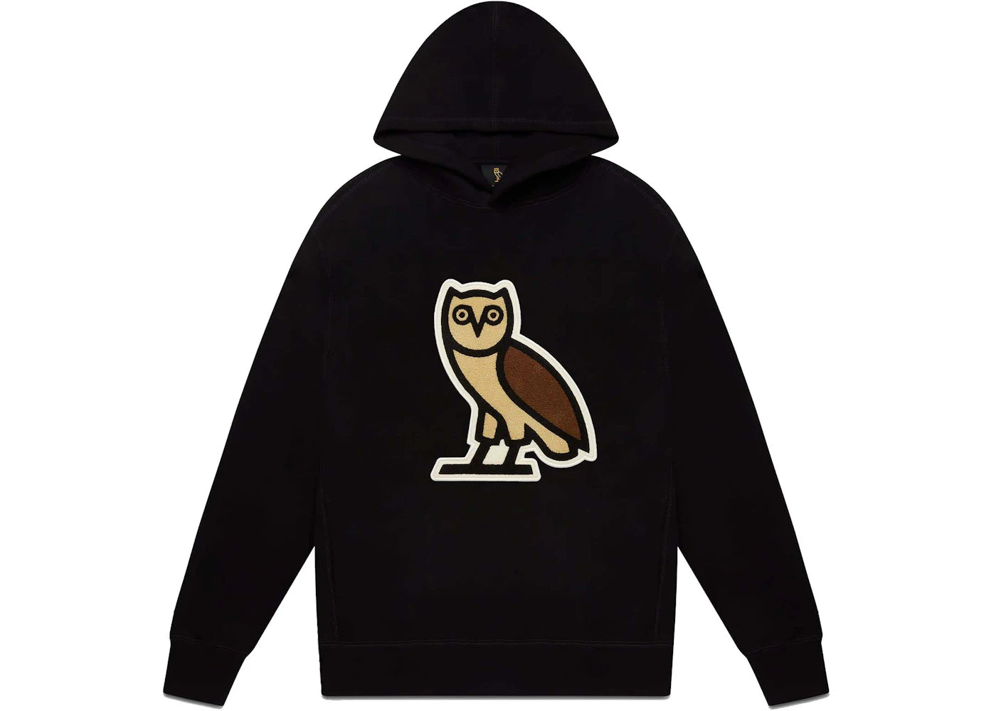 OVO Chenille Bubble Owl Hoodie Black