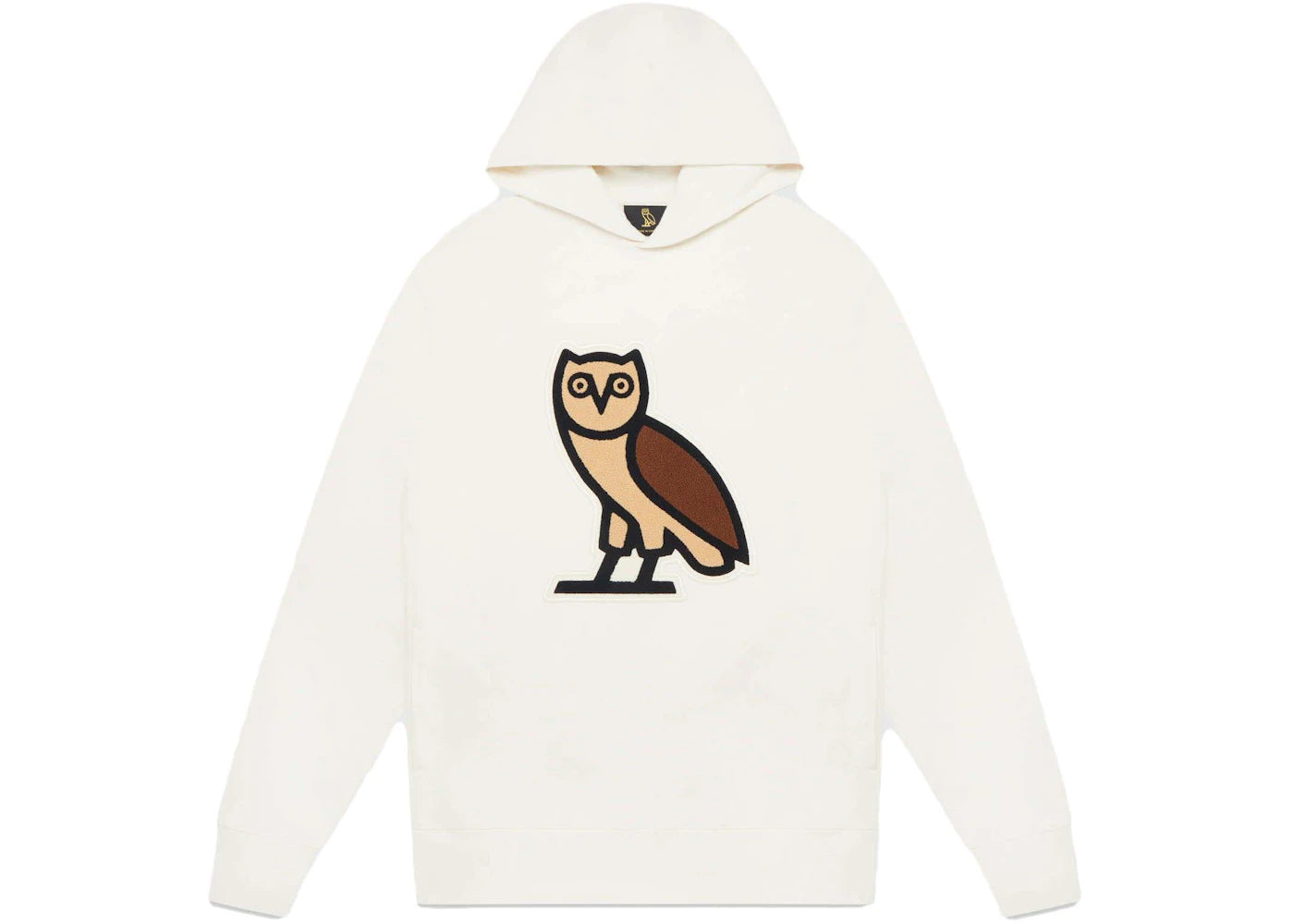 OVO Chenille Bubble Owl Hoodie Hoodie White