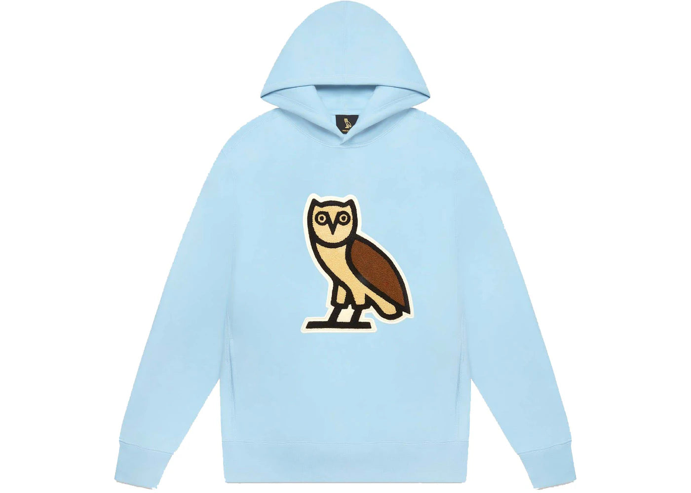 OVO Chenille Bubble Owl Hoodie Light Blue