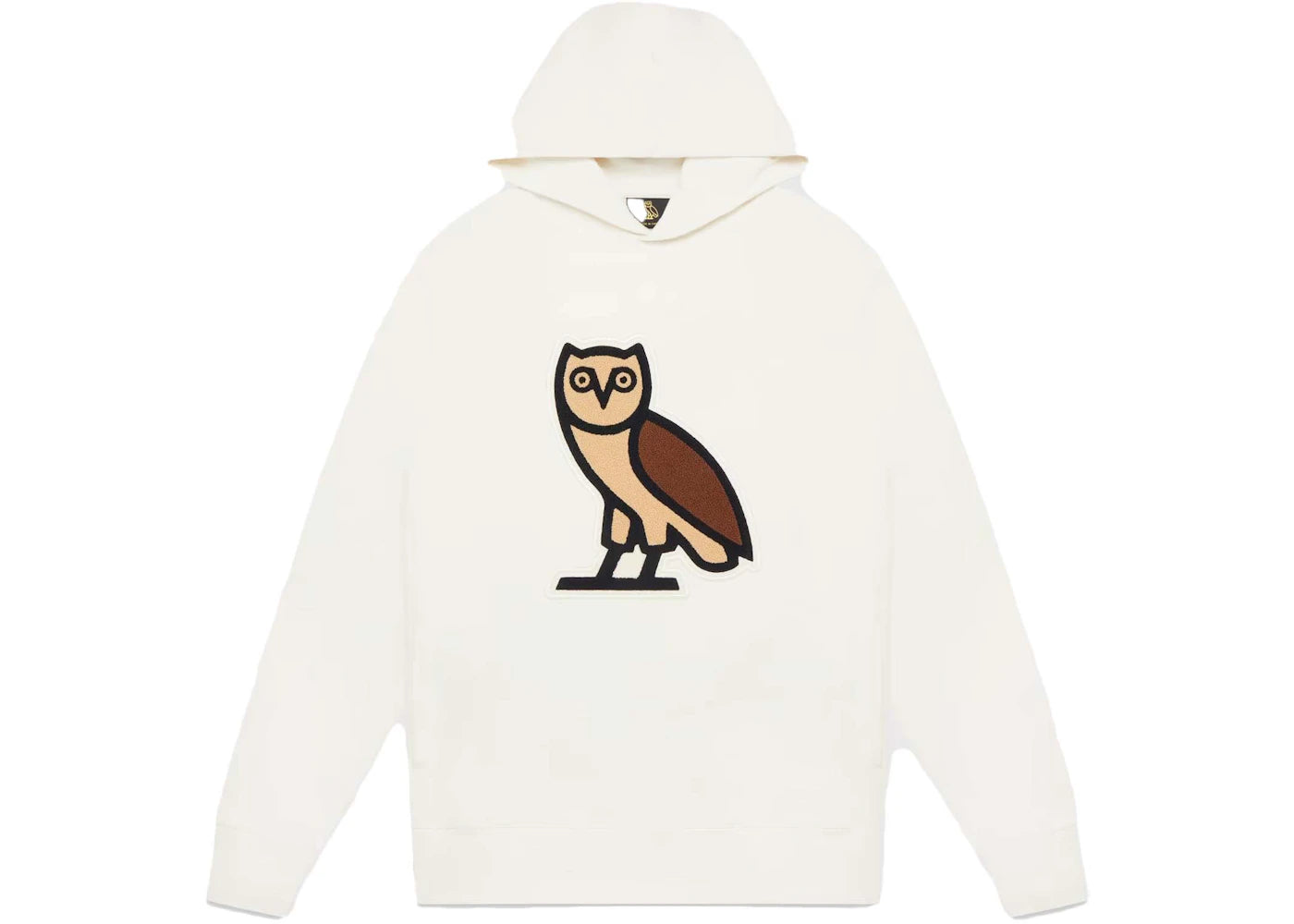 OVO Chenille Bubble Owl Hoodie White