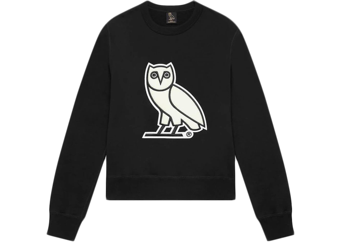 OVO Chenille Womens Crewneck Black