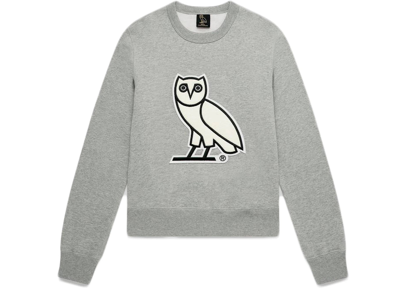 OVO Chenille Womens Crewneck Heather grey