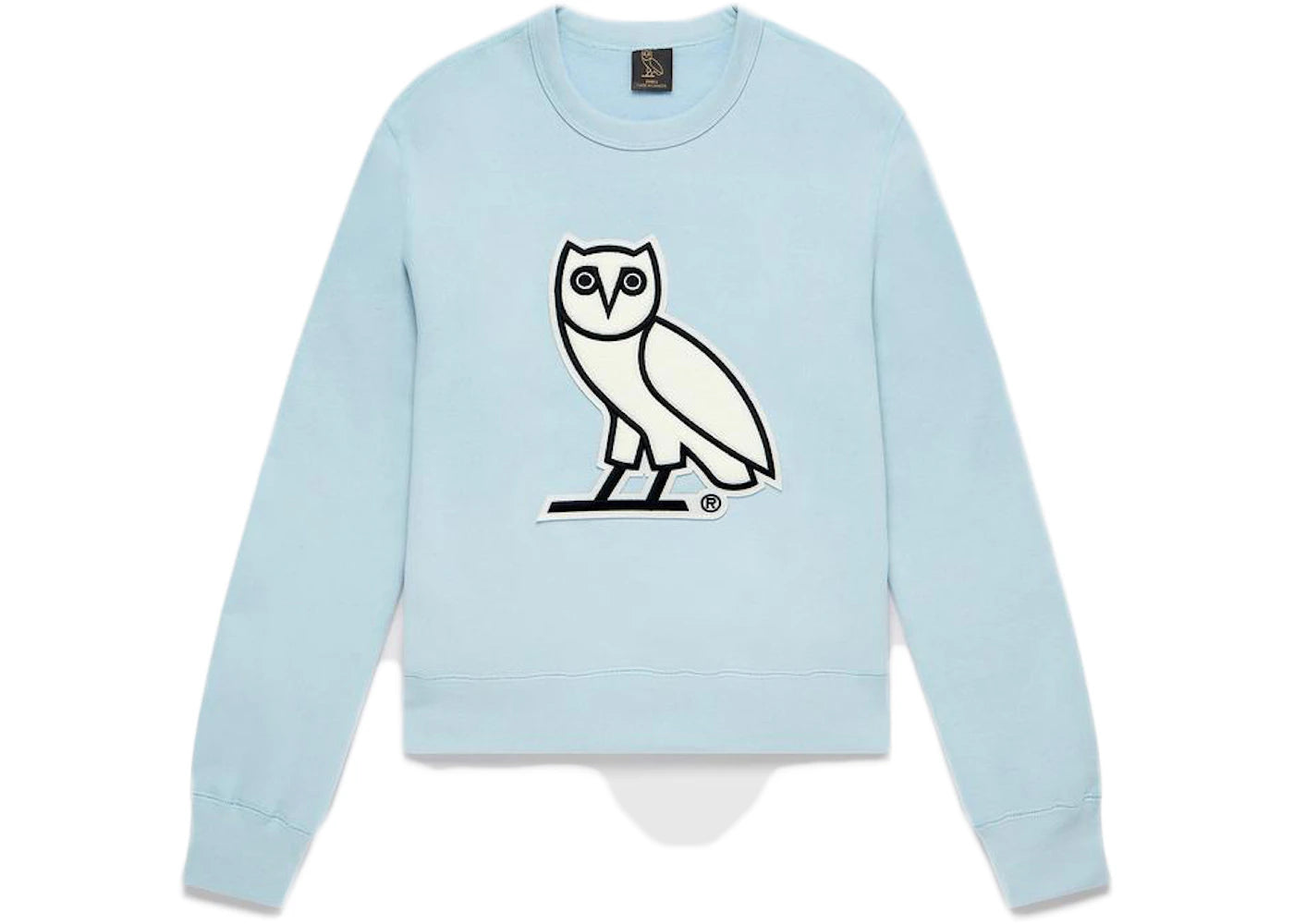 OVO Chenille Womens Crewneck Sky Blue