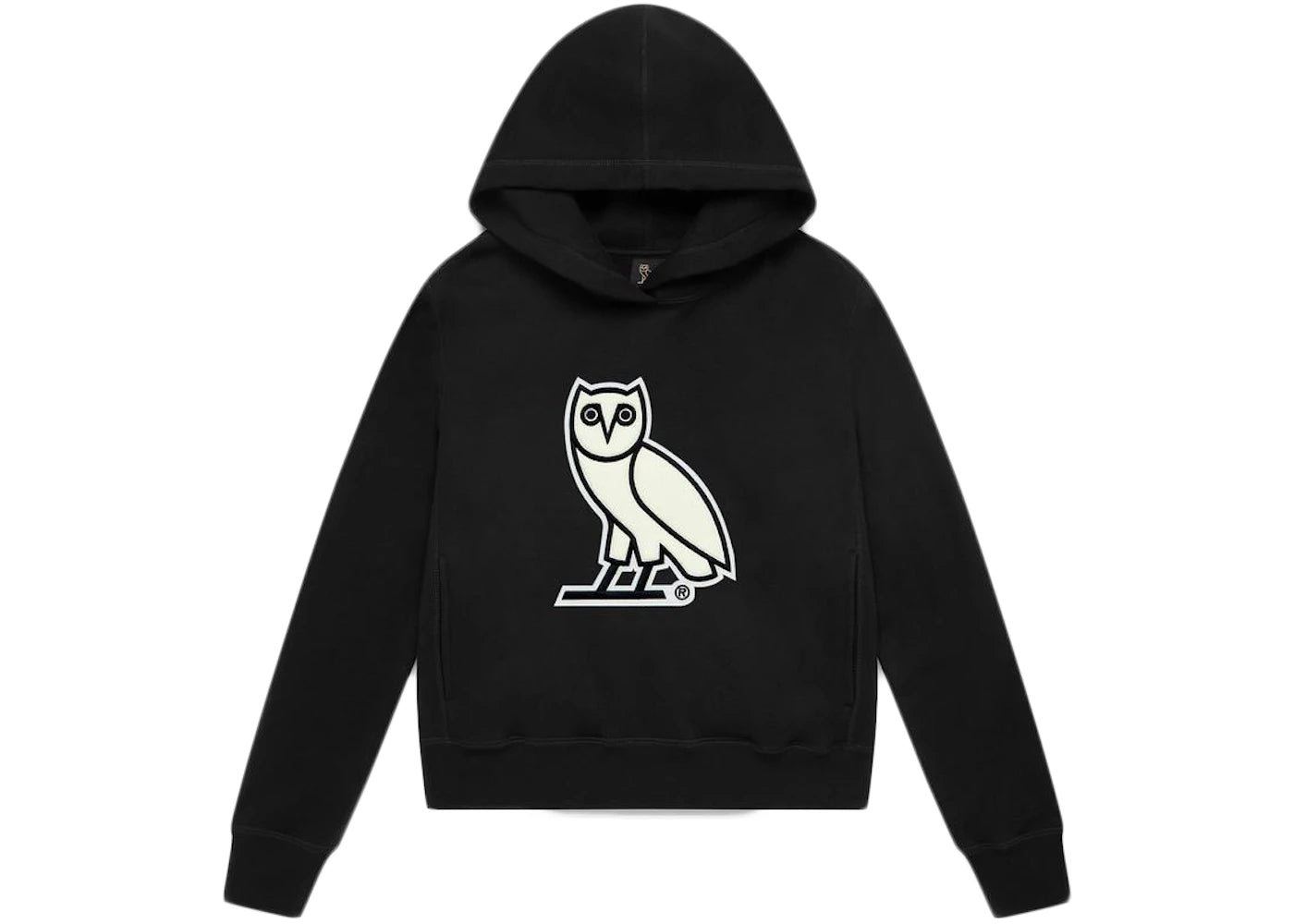 OVO Chenille Womens Hoodie Black