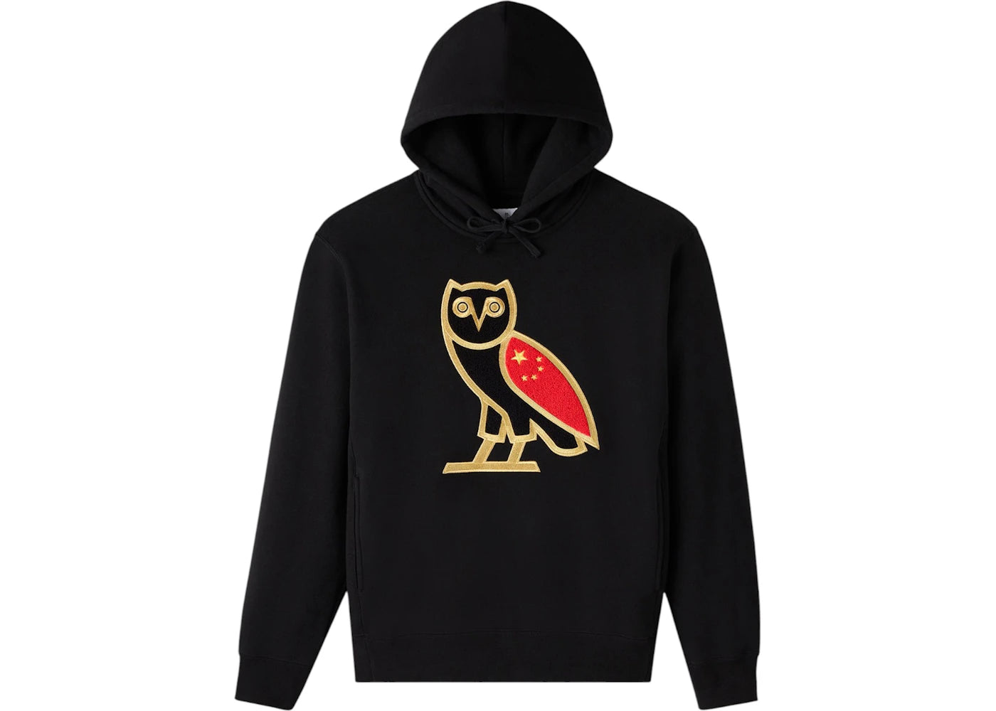 OVO China OG Owl Hoodie Black