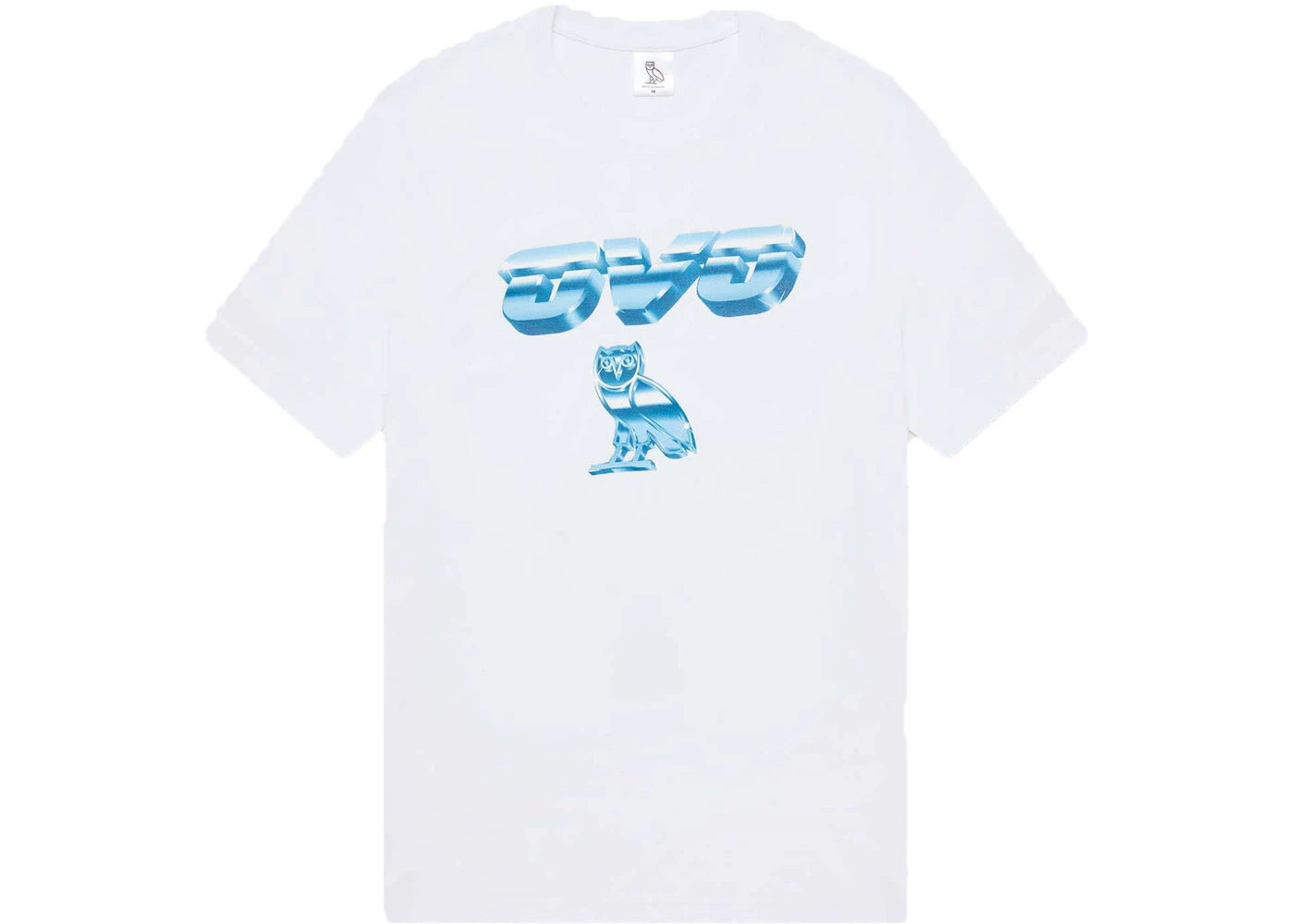 OVO Chrome Owl T-Shirt White/Blue