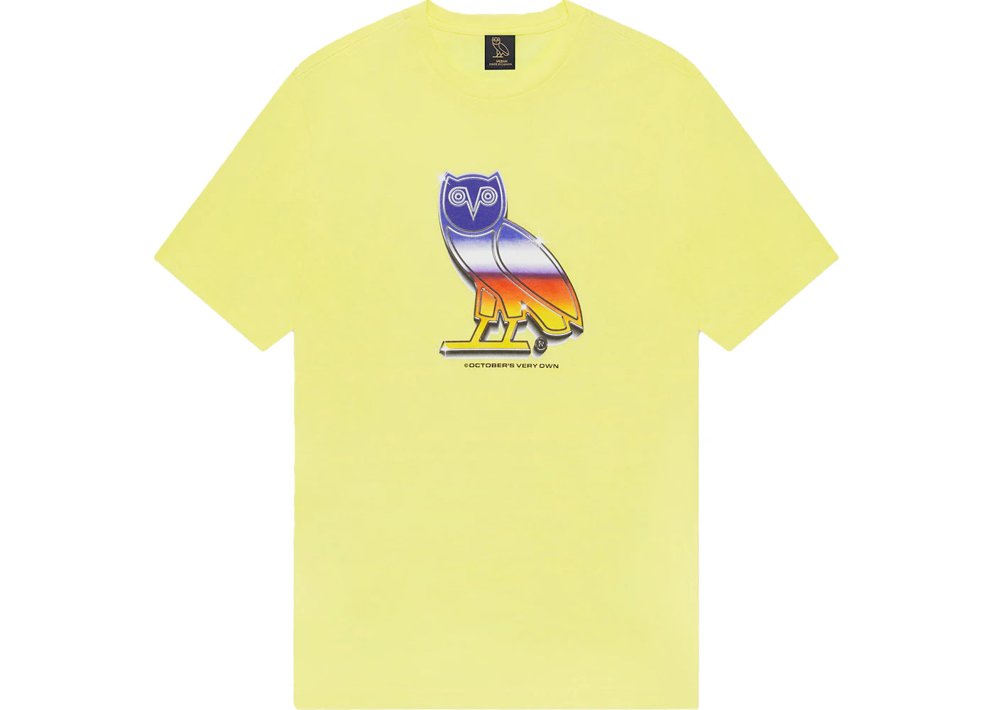 OVO Chrome Owl T-shirt Yellow