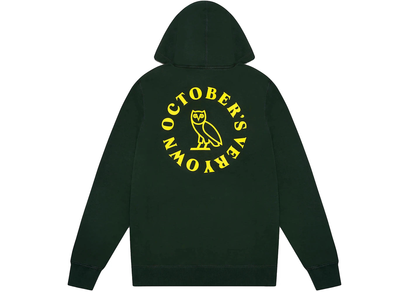 OVO Circle Zip Hoodie Evergreen