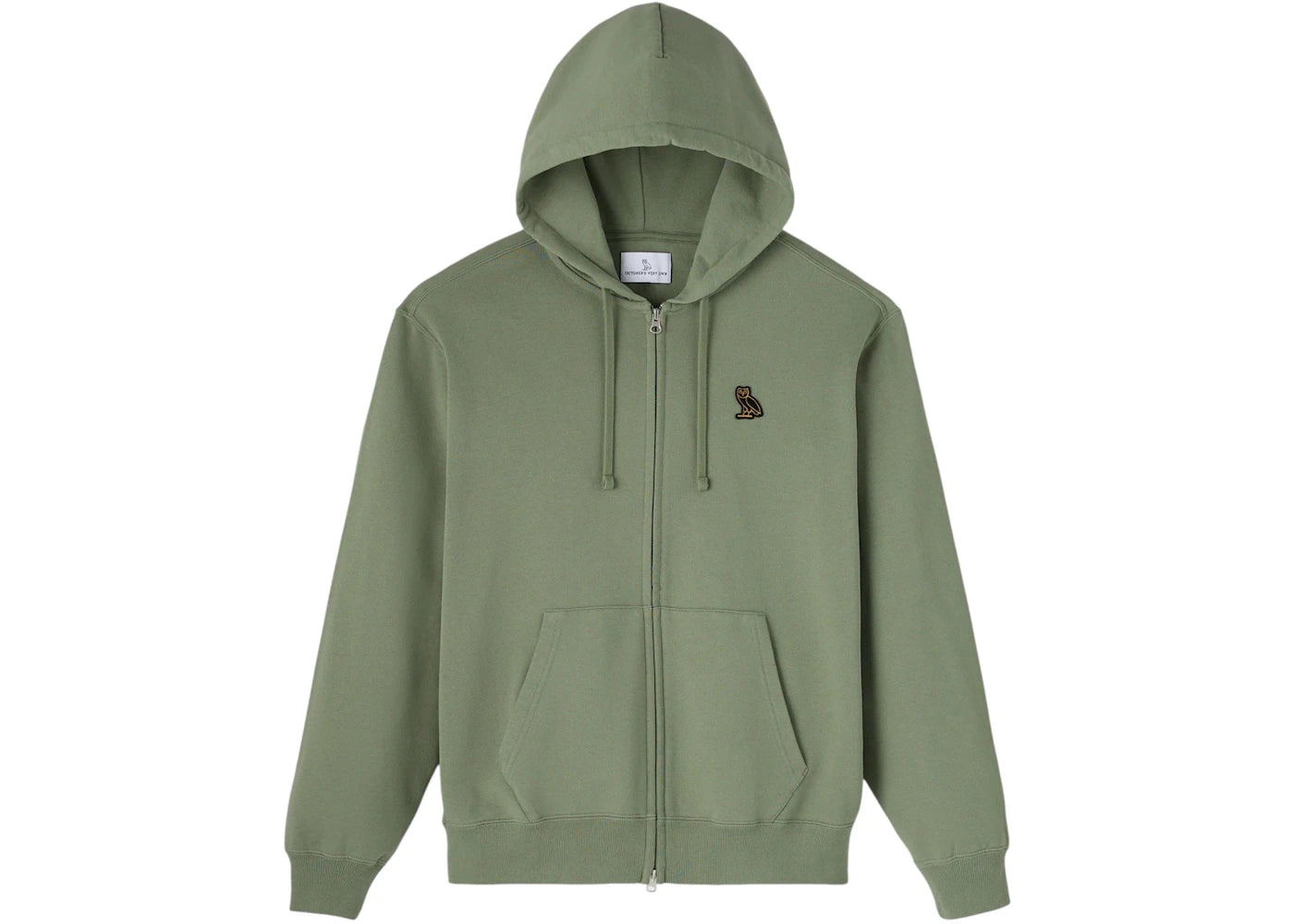 OVO Classic Full-Zip Hoodie Olive