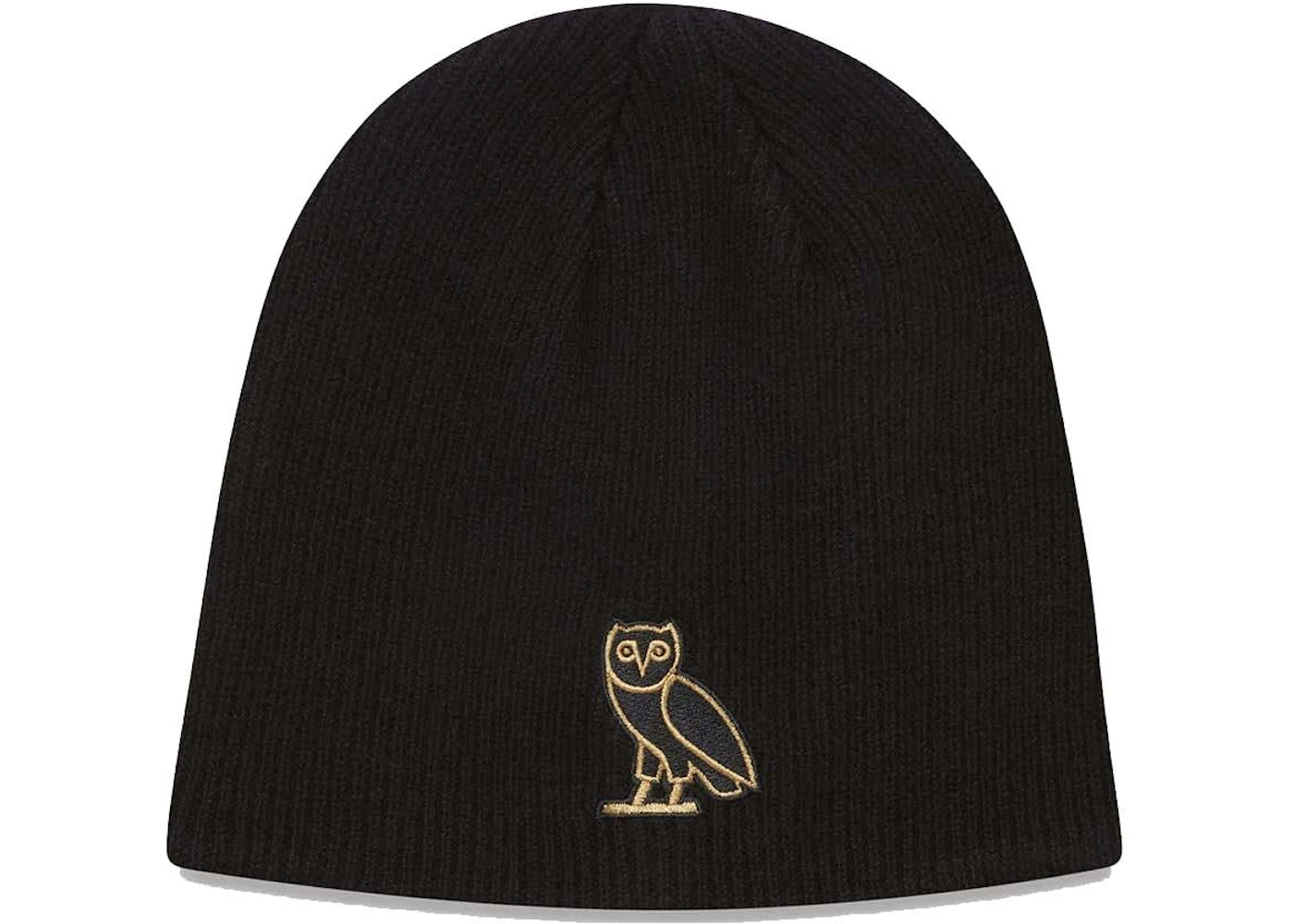 OVO Classic Owl Cuffless Beanie Black