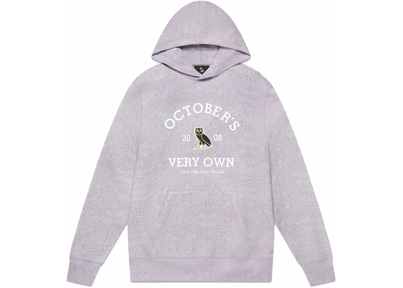 OVO Collegiate Hoodie (FW22) Lilac/Paisley