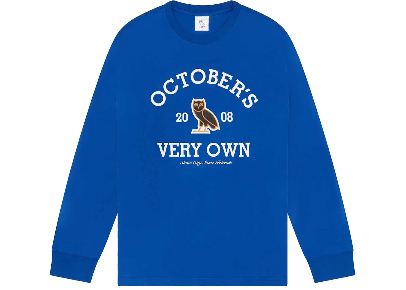 OVO Collegiate Longsleeve T-Shirt Blue