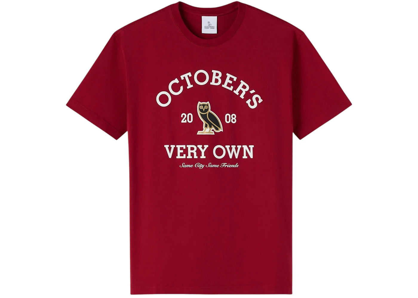 OVO Collegiate T-Shirt Deep Red