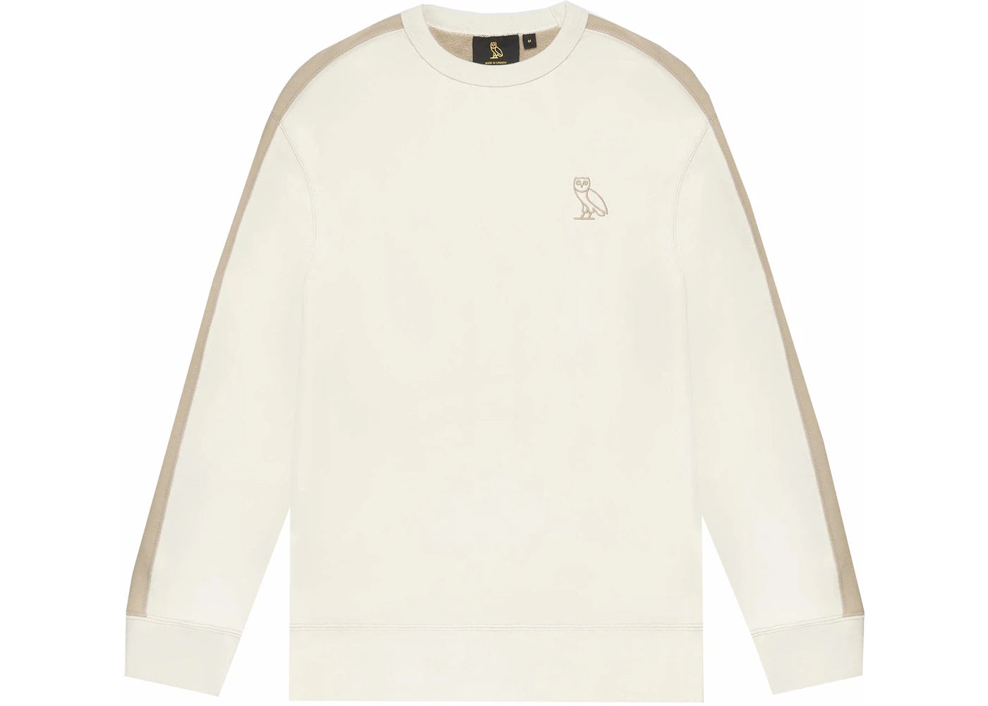 OVO Colour Block Crewneck Cream/Khaki