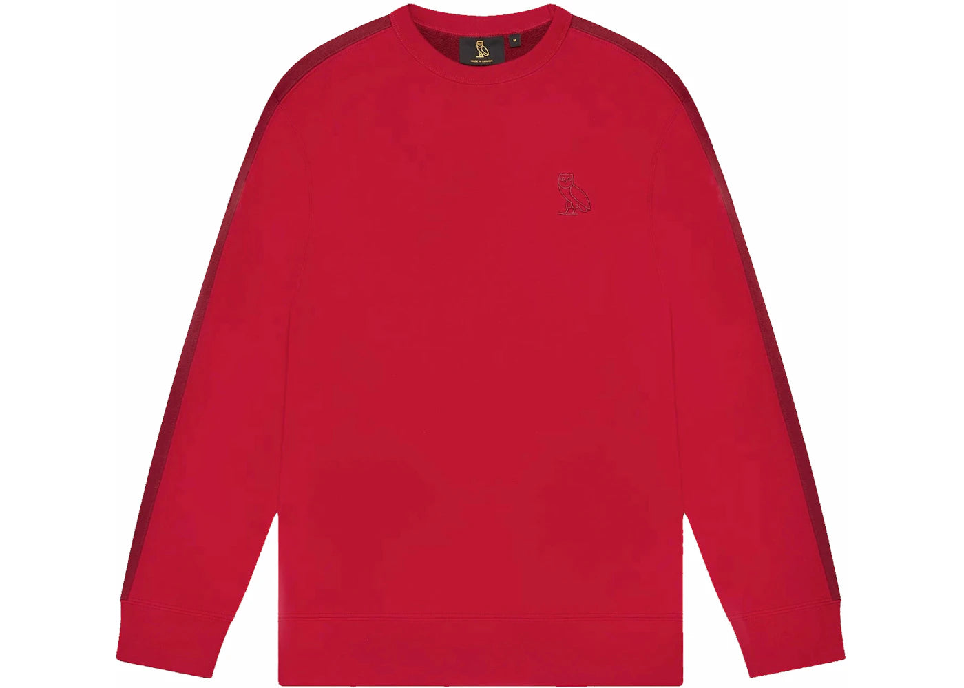 OVO Colour Block Crewneck Red/Bordeaux
