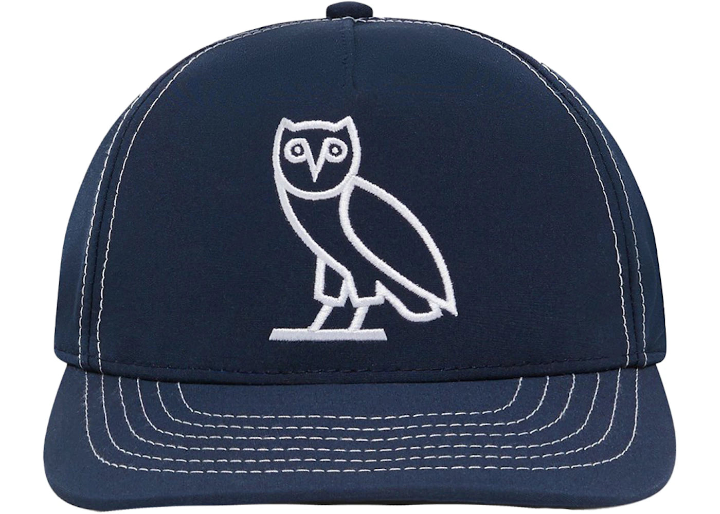 OVO Contrast Stitch Snapback Hat Indigo