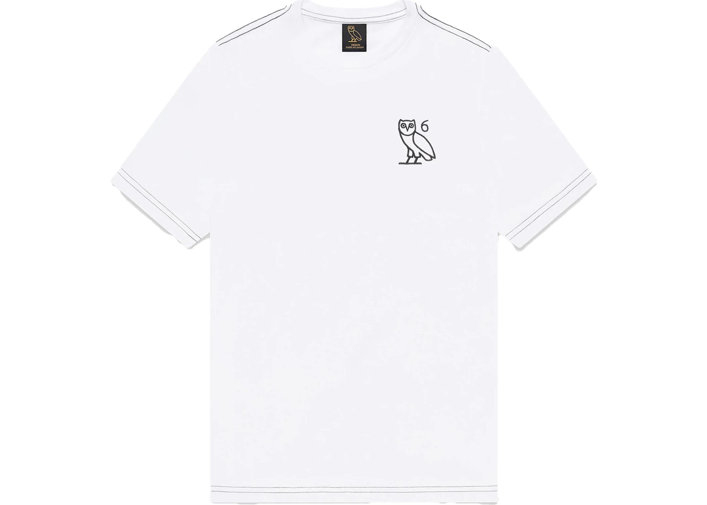 OVO Contrast Stitch T-shirt White