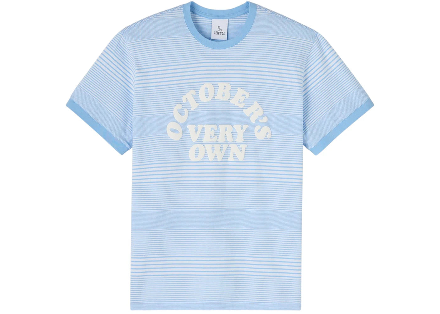 OVO Cooper Arch Stripe T-Shirt Light Blue