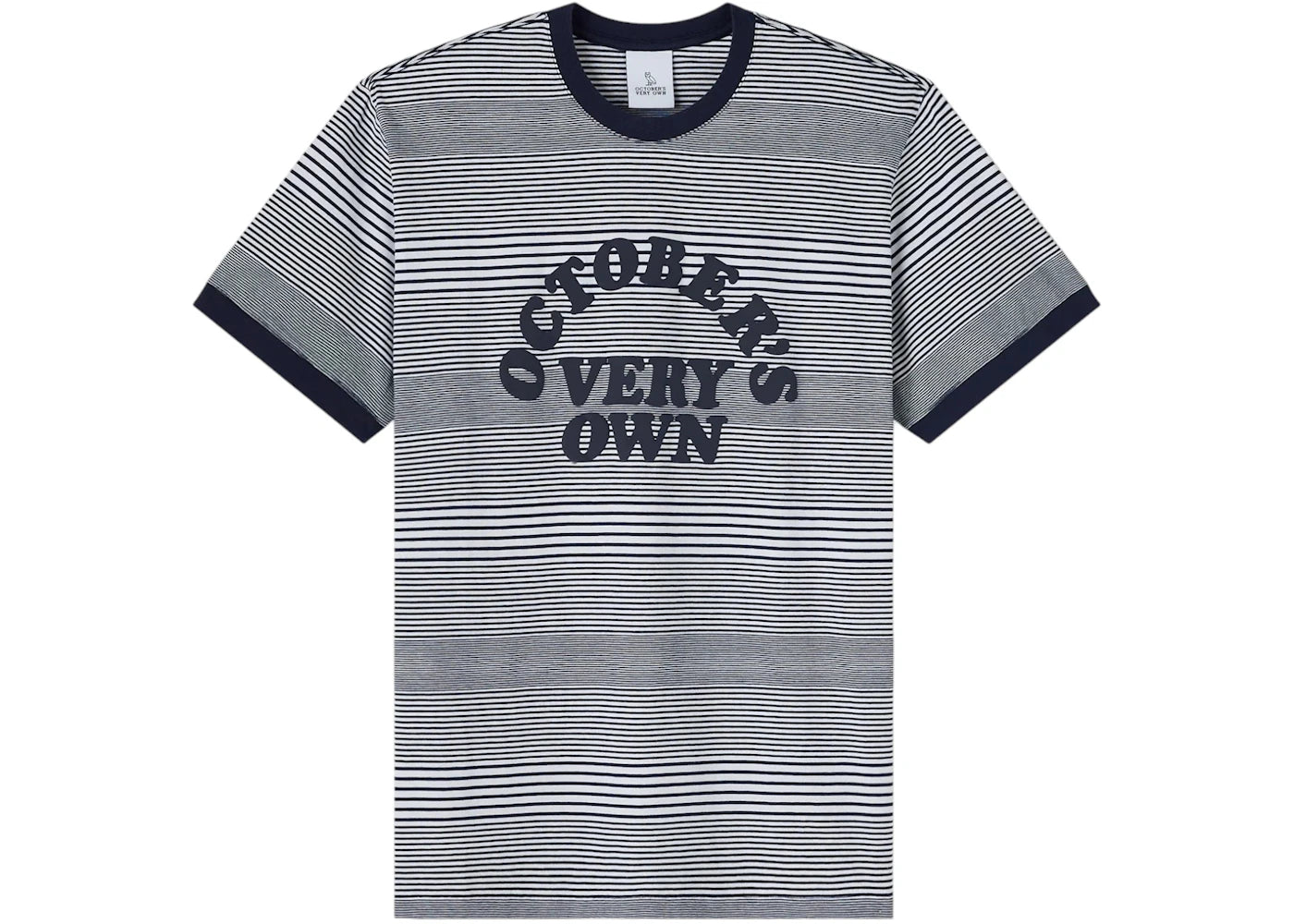 OVO Cooper Arch Stripe T-Shirt Navy