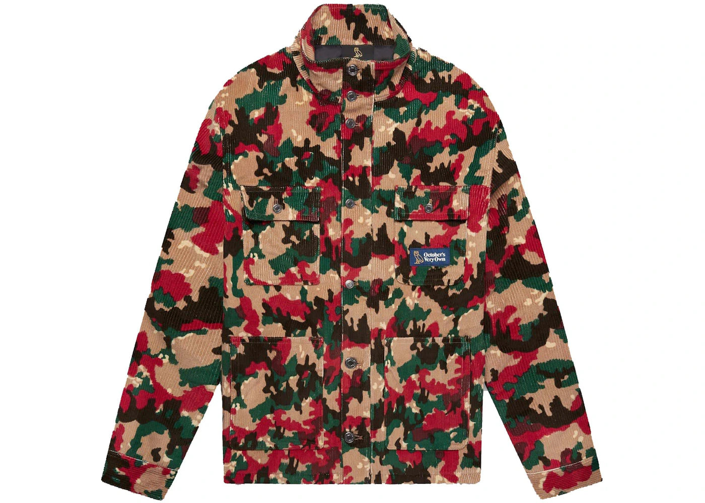 OVO Corduroy Cargo Jacket Swiss Camo