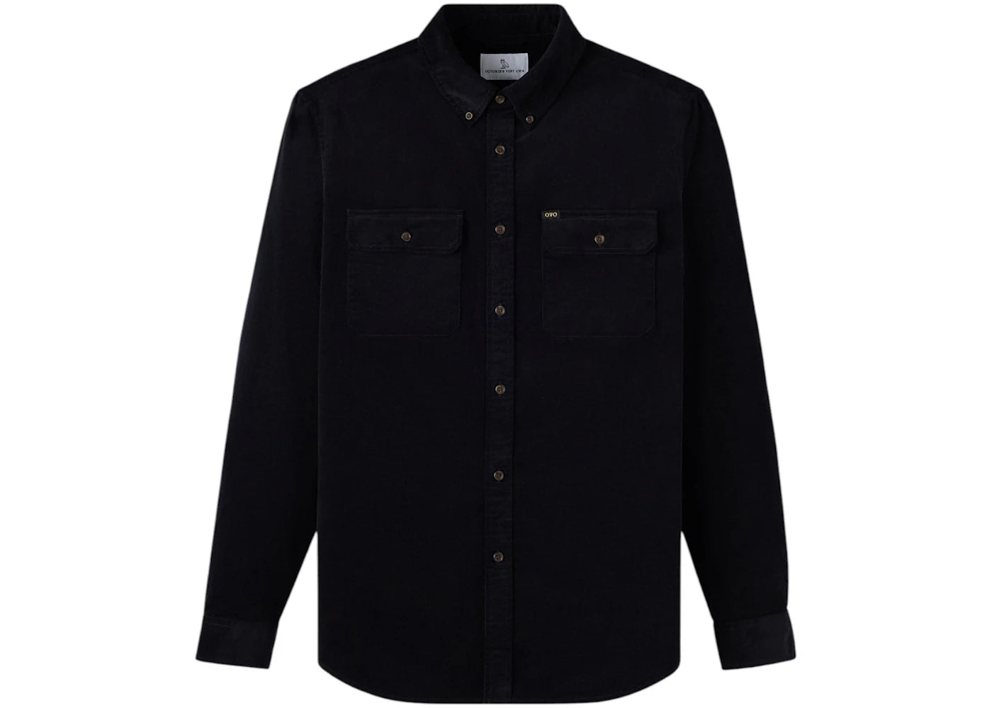 OVO Corduroy Work Shirt Black