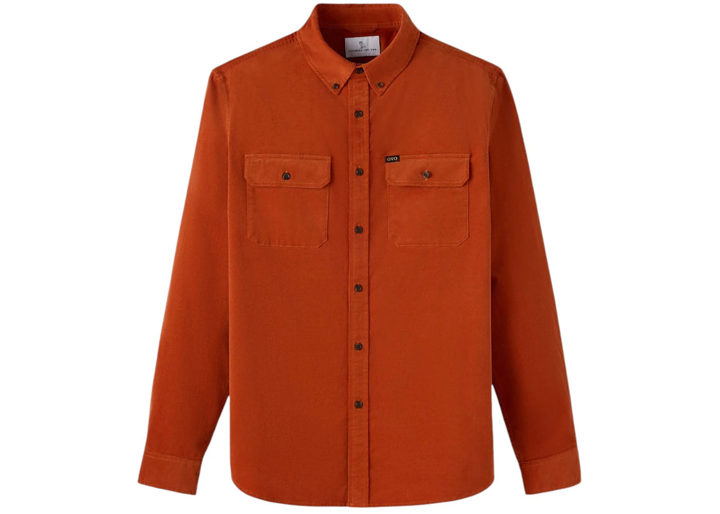 OVO Corduroy Work Shirt Orange