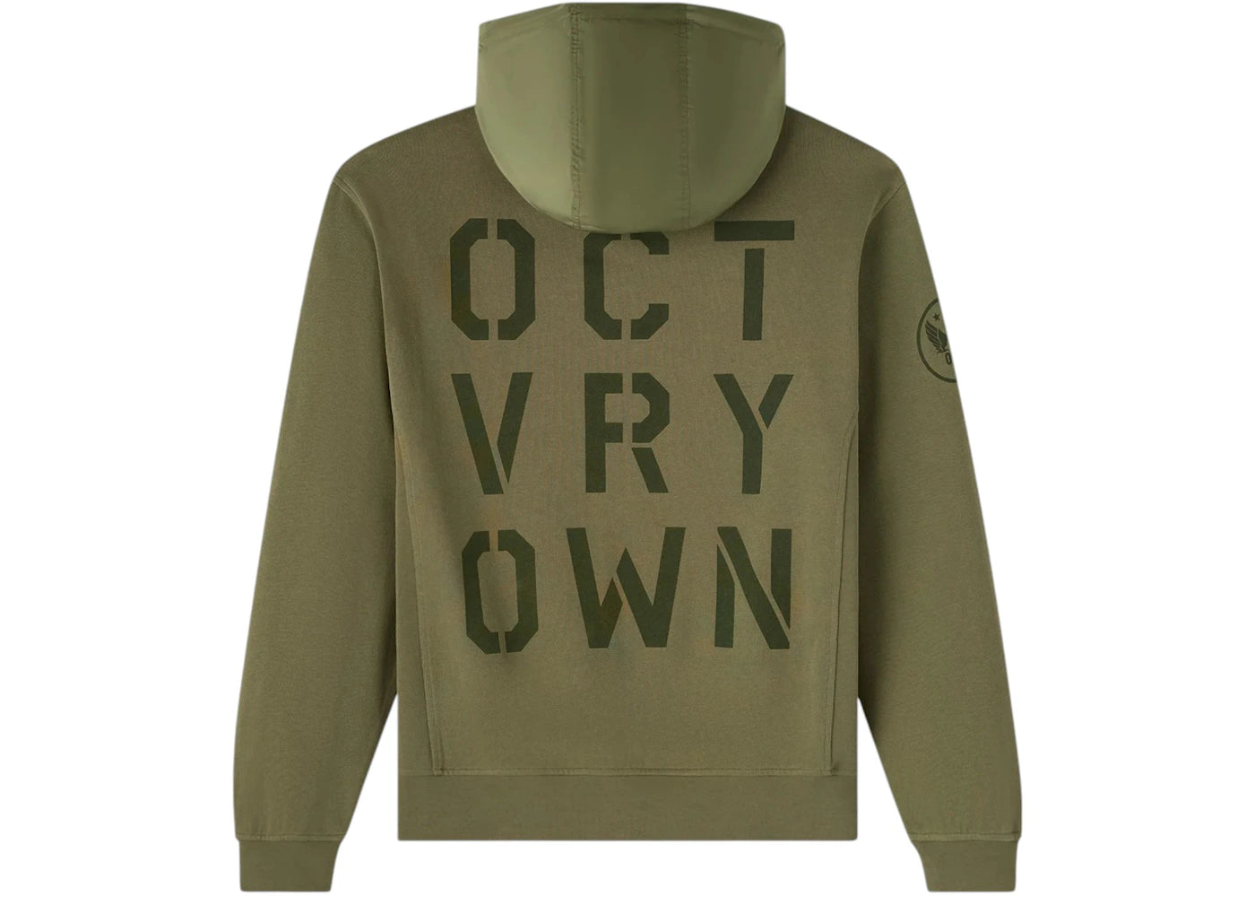 OVO Corps Hoodie Olive