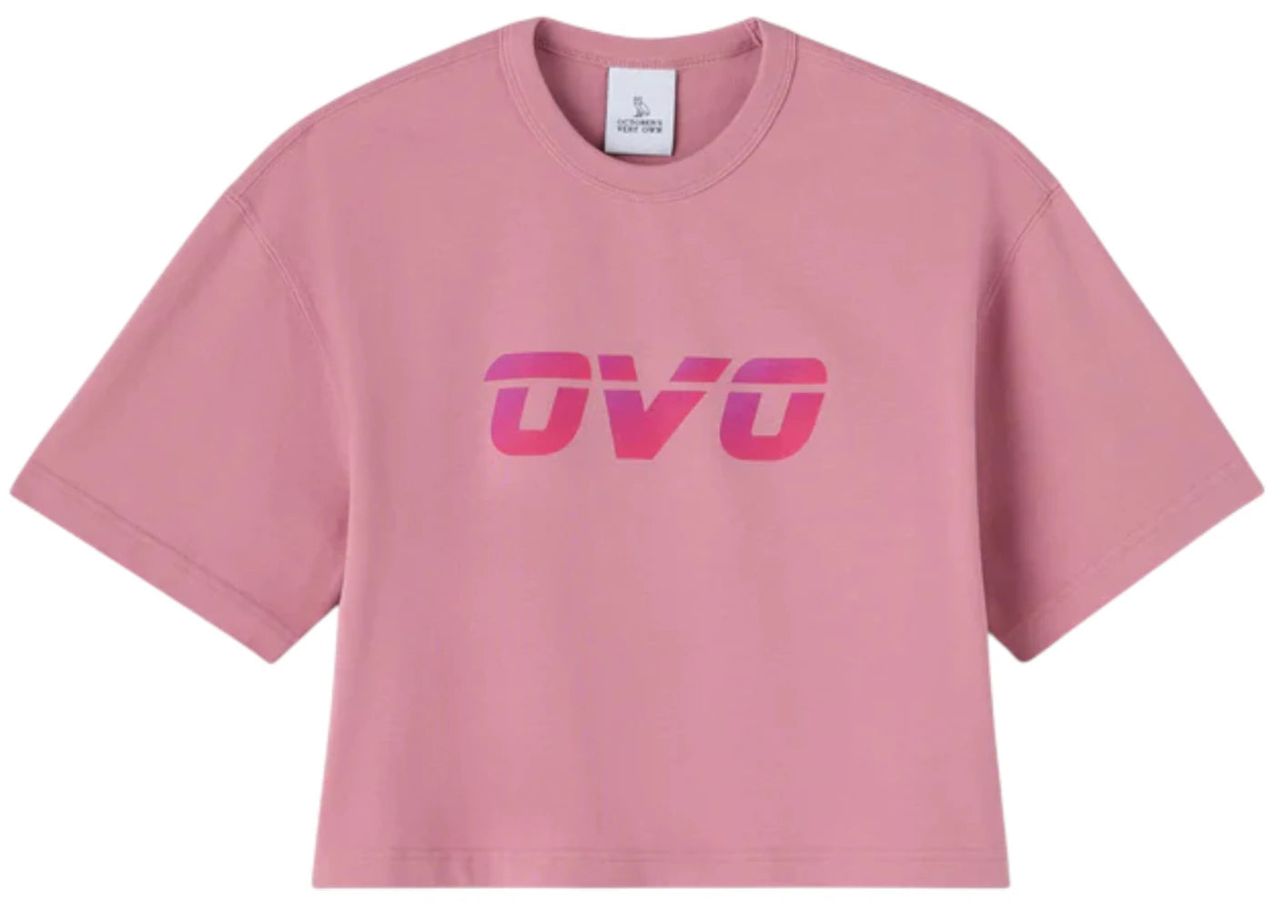OVO Cropped Runner Tee Clover Pink