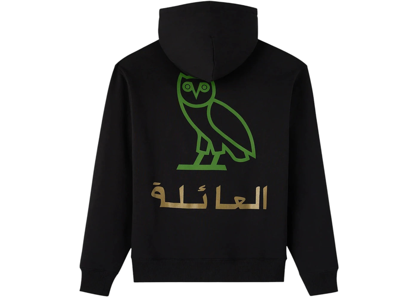 OVO Family Calligraphy Hoodie Black