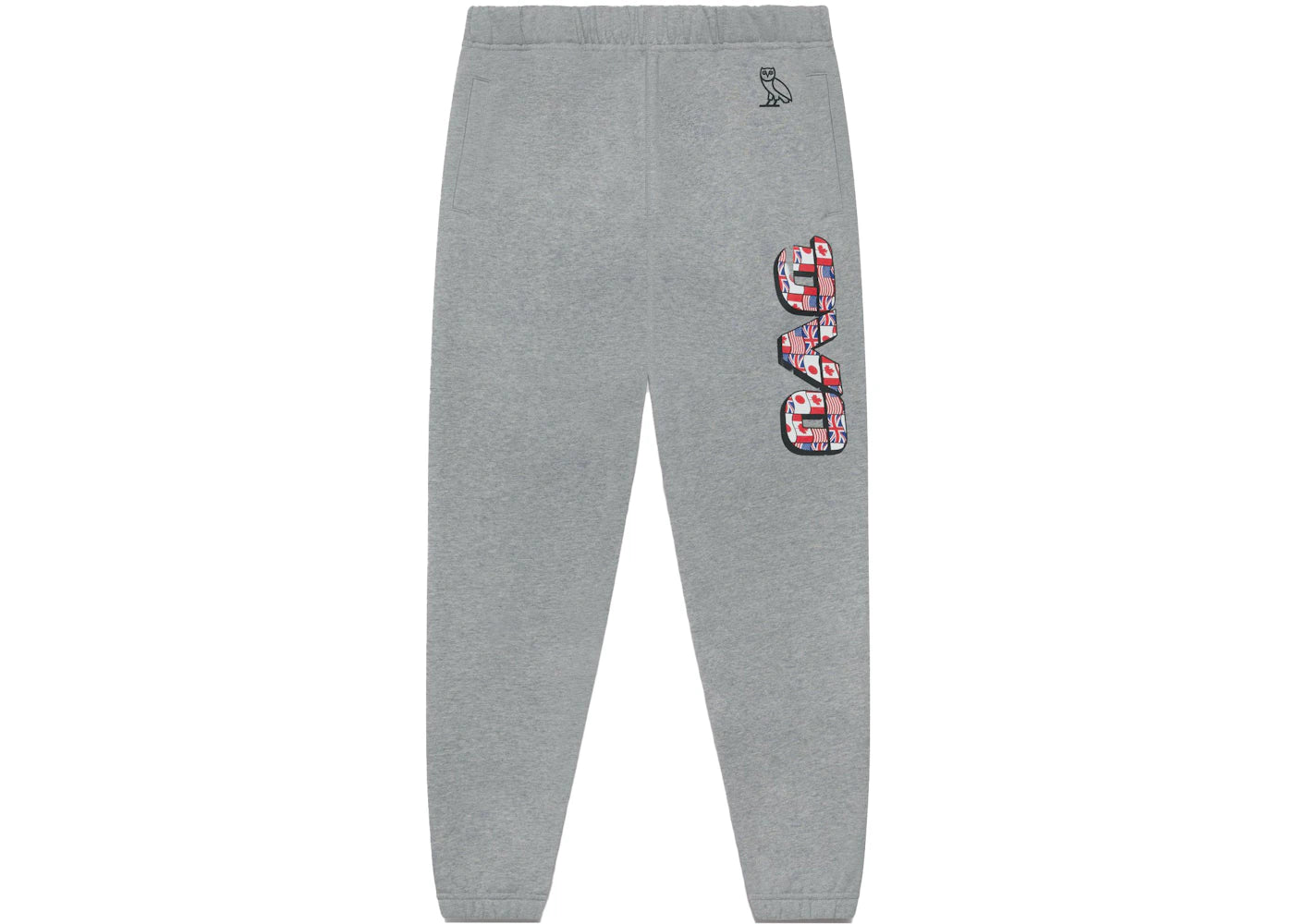 OVO Flag Runner Sweatpant Heather Grey