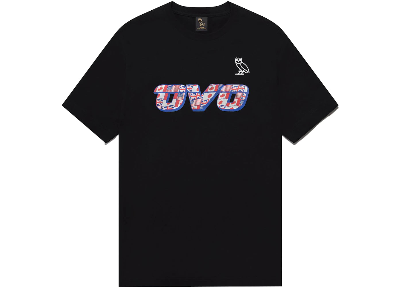 OVO Flag Runner T-shirt Black