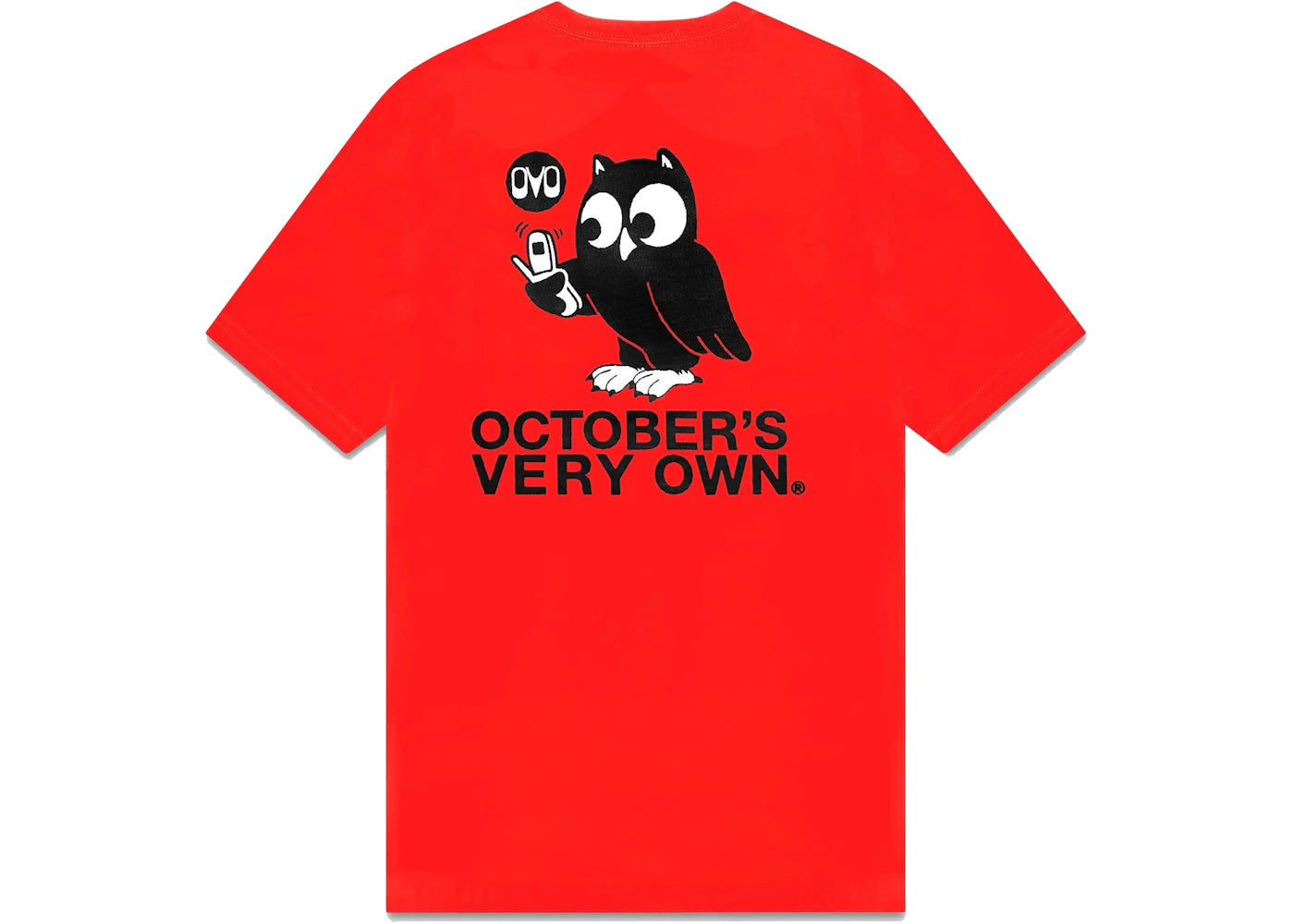 OVO Flip Phone Owl T-shirt Red