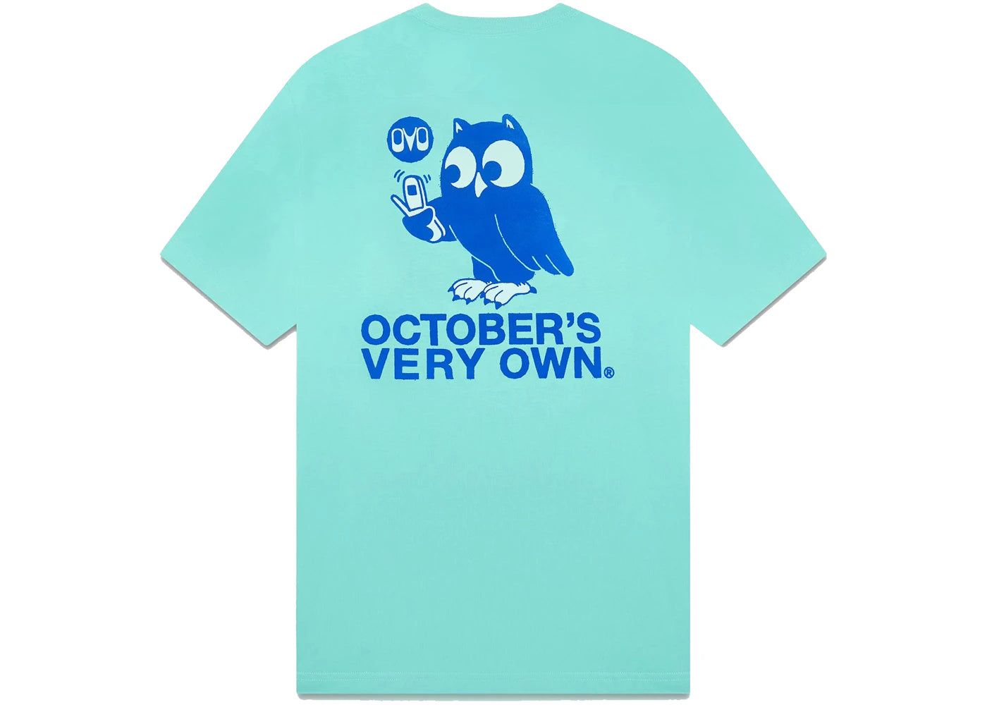 OVO Flip Phone Owl T-shirt Turquoise