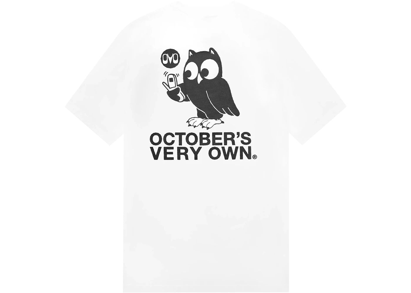 OVO Flip Phone Owl T-shirt White