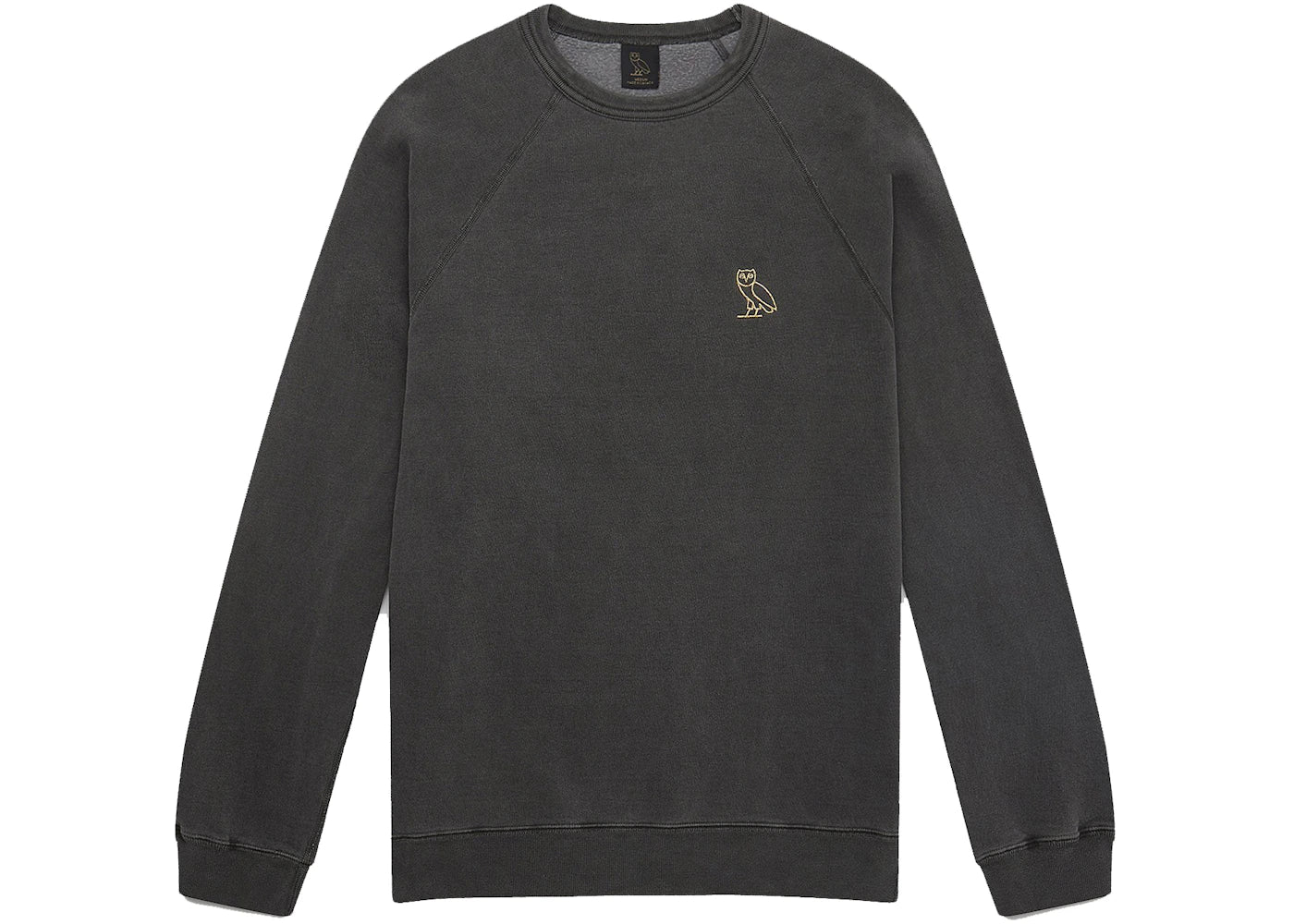 OVO Garment Dye Crewneck Black