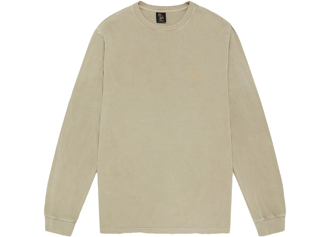 OVO Garment Dye Longsleeve T-Shirt Putty