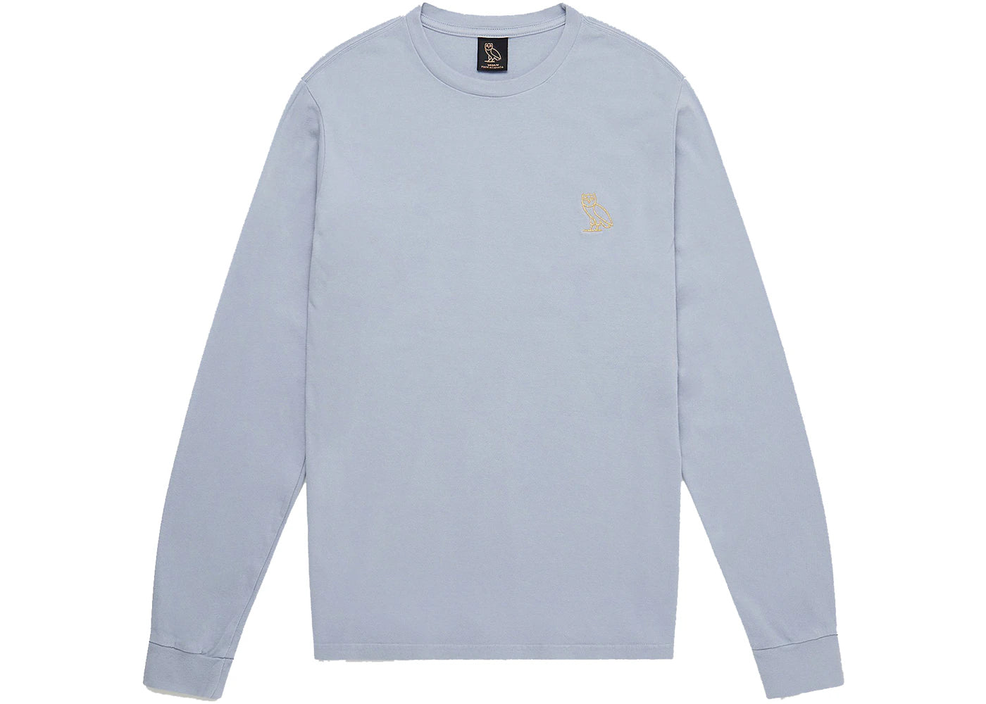 OVO Garment Dye Longsleeve T-Shirt Sky Blue