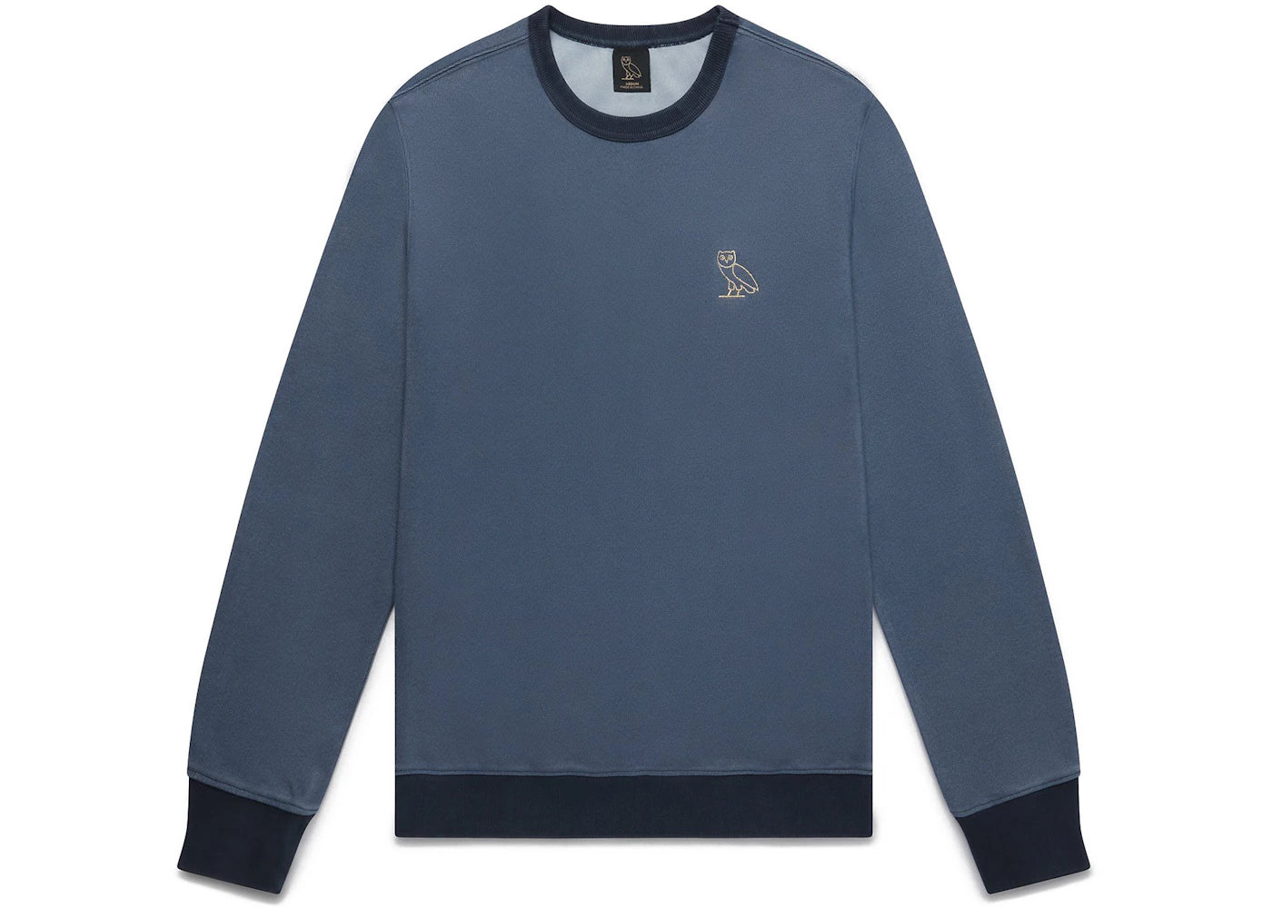 OVO Garment Dye Pique Crewneck Midnight Blue