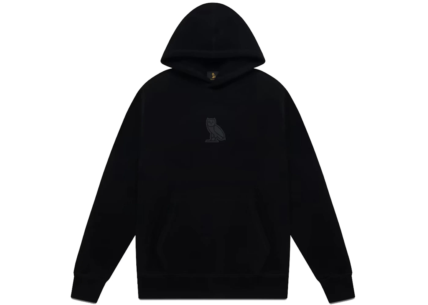 OVO Glow In The Dark Classic Owl Hoodie Black