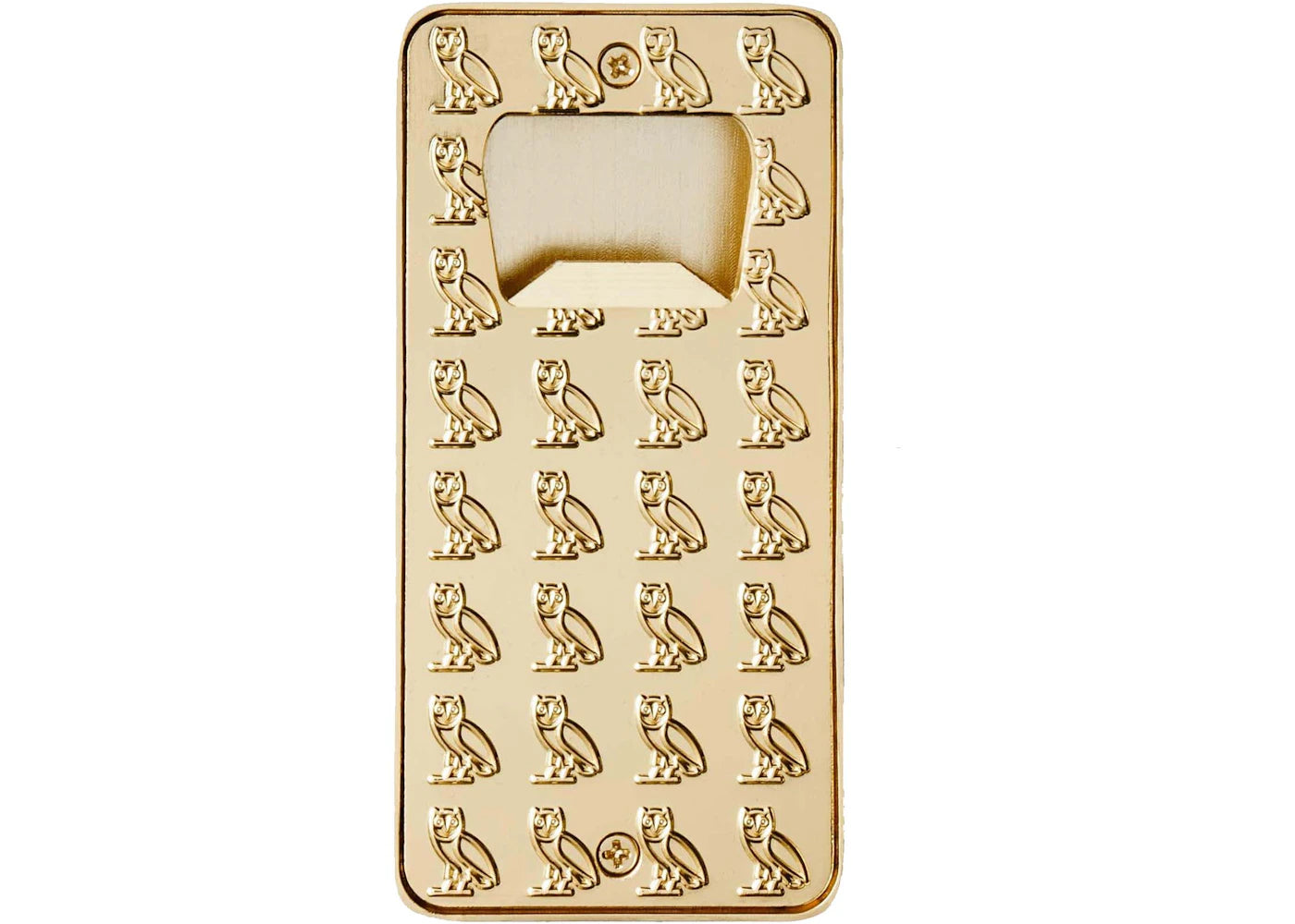 OVO Gold Bear Bottle Opener Gold