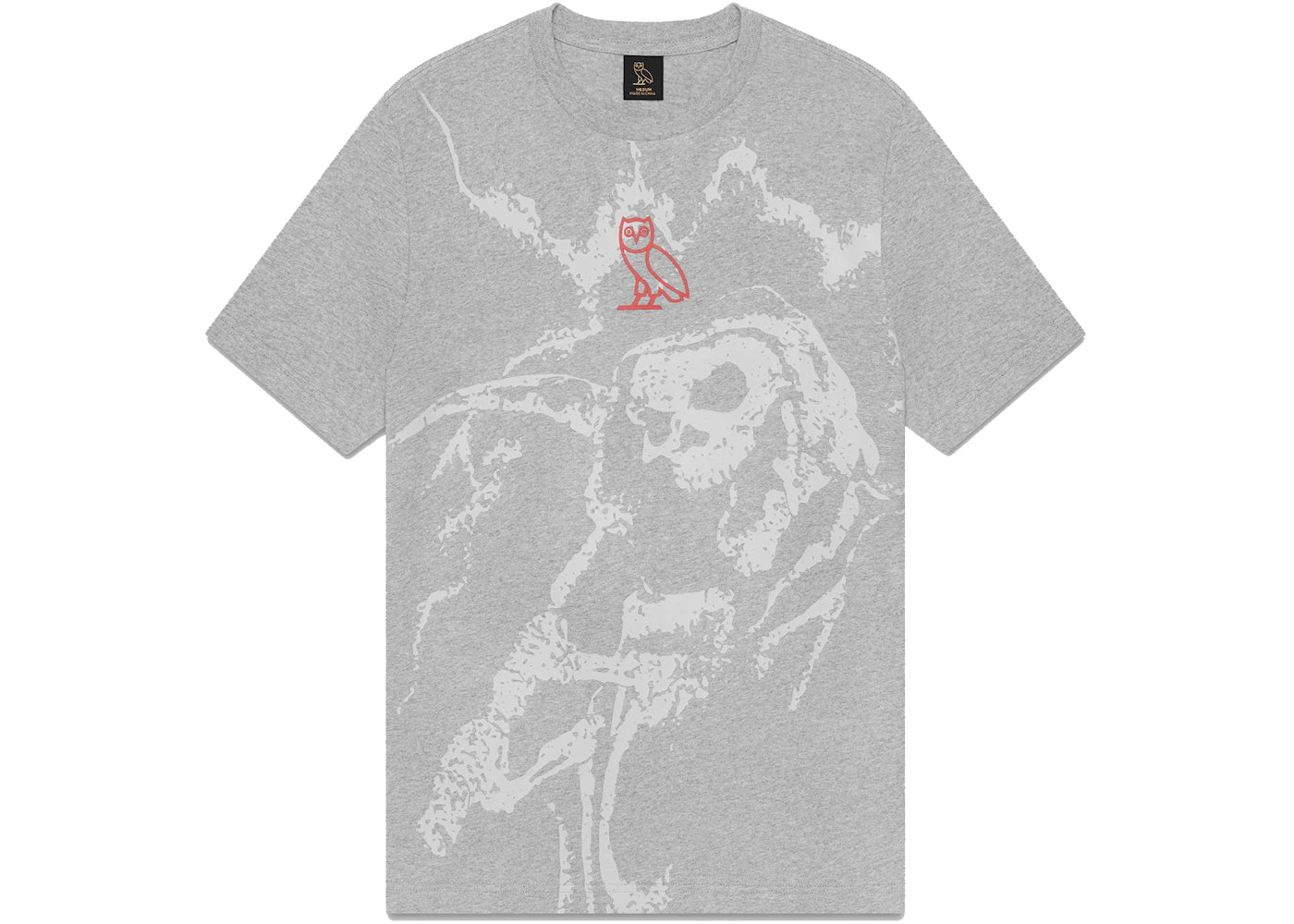 OVO Grim Reaper T-shirt Heather Grey