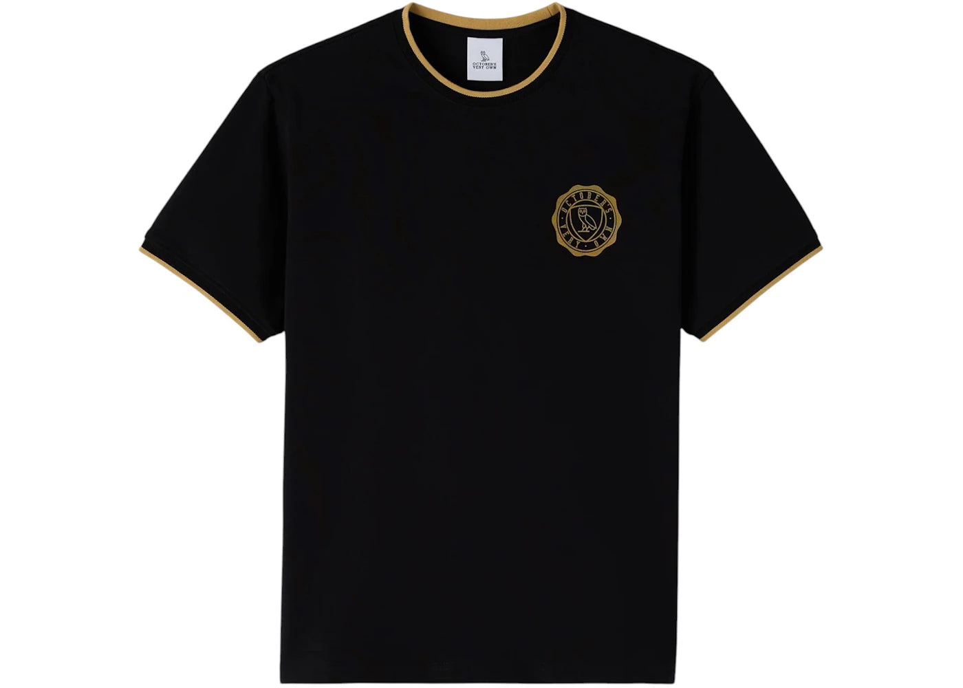 OVO Herringbone Rib T-Shirt Black