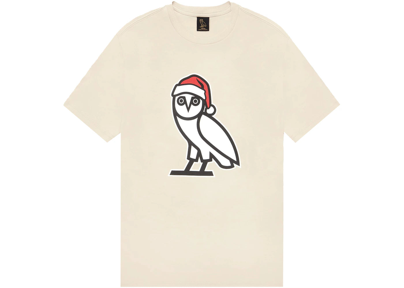 OVO Holiday Owl T-shirt Cream